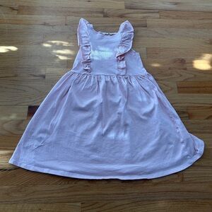 Pink Ruffled Kids Dress